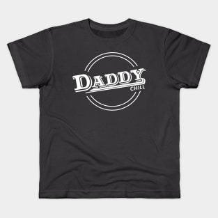 Daddy Chill Vintage - White Kids T-Shirt